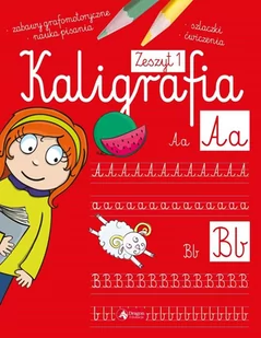 KALIGRAFIA ZESZYT 1 Agnieszka Kamińska - Książki edukacyjne - miniaturka - grafika 1