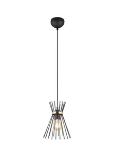 Rod lampa wisząca 1xE14 czarna/złota R31531080 - Lampy sufitowe - miniaturka - grafika 1