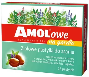 Nycomed Amolowe pastylki na gardło 16 szt. - Przeziębienie i grypa - miniaturka - grafika 1