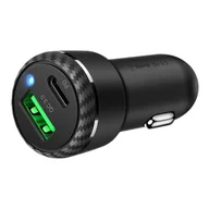Ładowarki samochodowe - Ładowarka samochodowa Mcdodo CC-5970, USB + USB-C 38W (czarna) - miniaturka - grafika 1