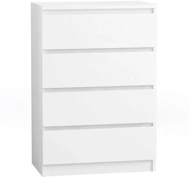 Komoda 80 cm 4 szuflady biała
