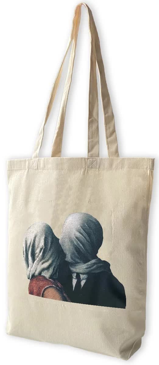 Torba bawełniana Kochankowie René Magritte