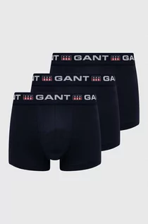 Majtki męskie - Gant bokserki 3-pack męskie kolor granatowy - grafika 1