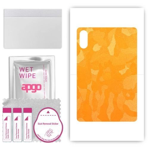 folia naklejka skórka strukturalna na TYŁ do Honor Pad V8 WiFI - Moro Camo Żółty - apgo SKINS