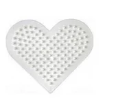 Prace ręczne dla dzieci - Hama 236 - małe serce - podkładka do koralików midi - miniaturka - grafika 1