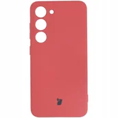 Etui i futerały do telefonów - Bizon Etui Case Silicone Sq do Samsung Galaxy S23 brudny róż - miniaturka - grafika 1