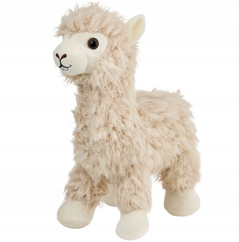 Maskotka Alpaka Beżowa Lama - 30cm