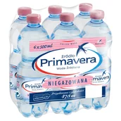 Woda - Woda źródlana niegazowana Primavera 650 ml - miniaturka - grafika 1
