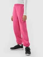 Spodnie męskie - SPODNIE DZIEWCZĘCE 4F DRESOWE JOGGERY TTROF0950 SS25 146 - miniaturka - grafika 1