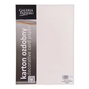 Galeria Papieru Karton wizytówkowy A4 200g gładki krem (50) - Papier do drukarek - miniaturka - grafika 1