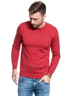 Wrangler Crewneck Knit Red W8A02Px47-3Xl - Swetry męskie - miniaturka - grafika 1