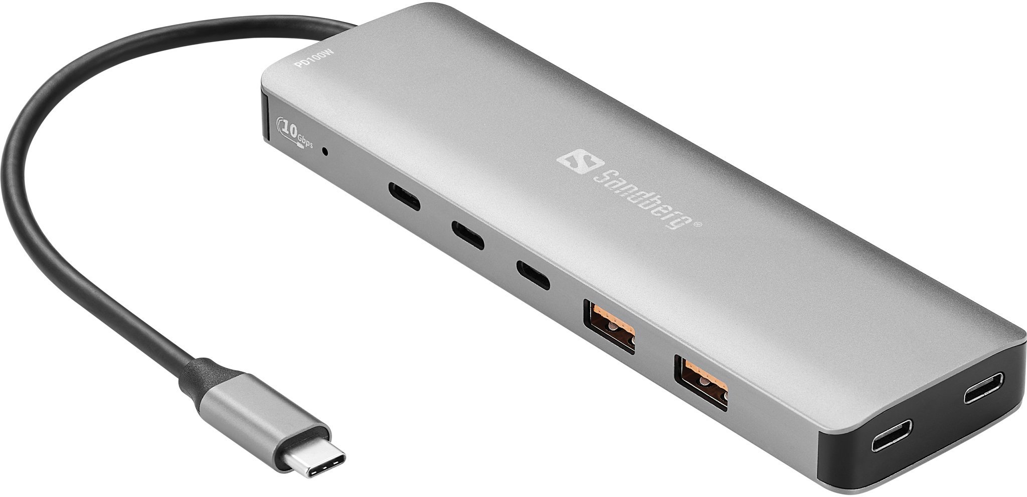 HUB USB Sandberg USB-C to 5 x USB-C + 2 x 136-79