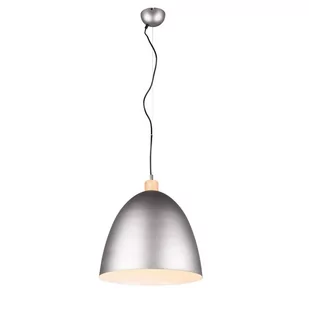 Trio Rl Jagger R30681967 lampa wisząca zwis 1x60W E27 srebrna - Lampy sufitowe - miniaturka - grafika 1