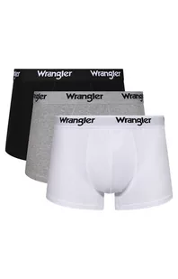 Wrangler bawełniane bokserki męskie 3-pack Masson, Kolor biało-szaro-czarny, Rozmiar M, Wrangler - Intymna - Majtki męskie - miniaturka - grafika 1