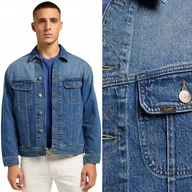 Kurtki męskie - Męska kurtka jeansowa Lee RELAXED RIDER JACKET XXL - miniaturka - grafika 1