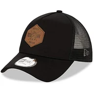 Czapki damskie - New Era Męska czapka Heritage Patch 940 A Frame Trucker Cap czarny czarny Rozmiar uniwersalny - miniaturka - grafika 1