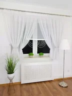 Firany - FIRANA GOTOWA PANEL DEKORACYJNY OKIENNY KOMPLET OZDOBNY KORALIKI DO SALONU - miniaturka - grafika 1