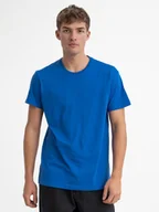 Koszulki męskie - T-Shirt Męski Niebieski UrbanCity No Logo M - miniaturka - grafika 1