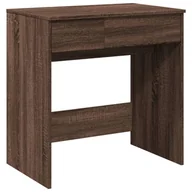 Toaletki - vidaXL Toaletka z lustrem brązowy dąb 73x46,5x120 cm - miniaturka - grafika 1