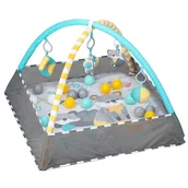 Zabawki sensoryczne - Mata edukacyjna 4w1, wielofunkcyjna - miniaturka - grafika 1