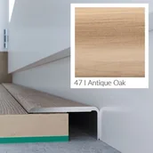 Listwy przypodłogowe - Arbiton Profil podłogowy CS25 zakończeniowy dąb antyczny 1,2 m - miniaturka - grafika 1