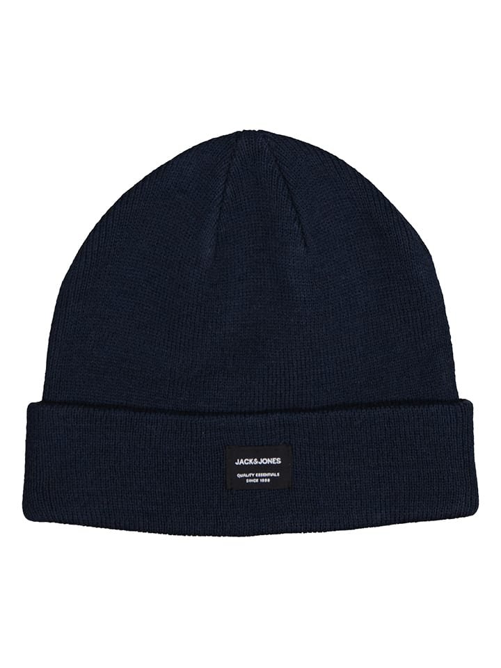 Jack & Jones Czapka w kolorze granatowym
