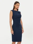 Sukienki - Rinascimento Sukienka koktajlowa CFC0119757003 Granatowy Regular Fit - miniaturka - grafika 1