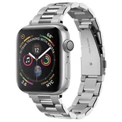 Akcesoria do smartwatchy - Spigen Pasek Band Modern Fit Apple Watch 44 S4 / 42mm S1-3, srebrny - miniaturka - grafika 1