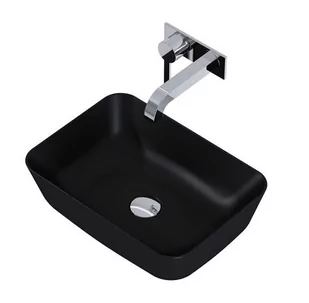 Elita 145058 UMYWALKA RENI 46x33 BLAT CERAM BLACK - Umywalki - miniaturka - grafika 1