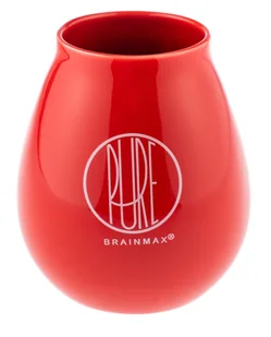 BrainMax Czysta tykwa, 400 ml Kolor: Korálová - Yerba Mate - miniaturka - grafika 1