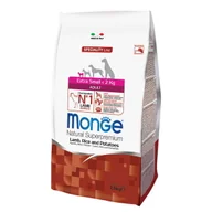 Sucha karma dla psów - Monge Specjality Line Extra Small Jagnięcina z ryżem i ziemniakami 2,5kg - miniaturka - grafika 1