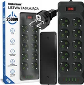 Listwy zasilające - Listwa zasilająca Heckermann Listwa zasilająca Heckermann F35U - miniaturka - grafika 1