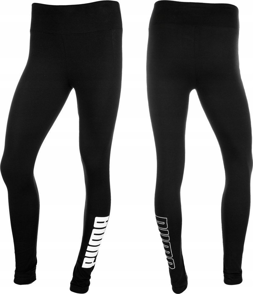Puma Legginsy damskie Puma Power Logo czarne 589544 51 S
