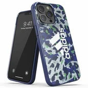 Etui i futerały do telefonów - Adidas OR Snap Case Leopard iPhone 13/13 Pro 6,1" niebieski/blue 47260 - miniaturka - grafika 1