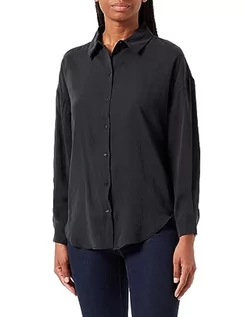 Bluzki damskie - ONLY Onliris L/S Modal Shirt WVN bluzka damska, czarny, S - grafika 1