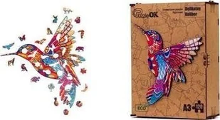 Maksik Puzzle drewniane Delikatny Koliber PuzA3-00717 - Układanki dla dzieci - miniaturka - grafika 1