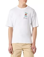 Koszulki męskie - Champion T-shirt męski, biały, M - miniaturka - grafika 1