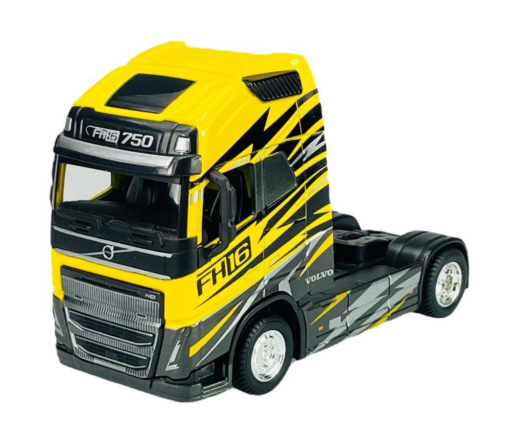 BBURAGO VOLVO FH16 GLOBETROTTER 750 XXL ŻÓŁTY 1:43 32205