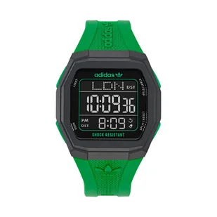 Zegarek Zegarek adidas Tech One AOST24566 Zielony - Zegarki męskie - miniaturka - grafika 1