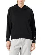 Bluzy damskie - Champion Damska bluza z kapturem Eco Future, czarna, M - miniaturka - grafika 1