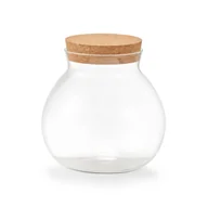 Pojemniki kuchenne - Pękaty słoik zamykany korkiem, 1050 ml - miniaturka - grafika 1