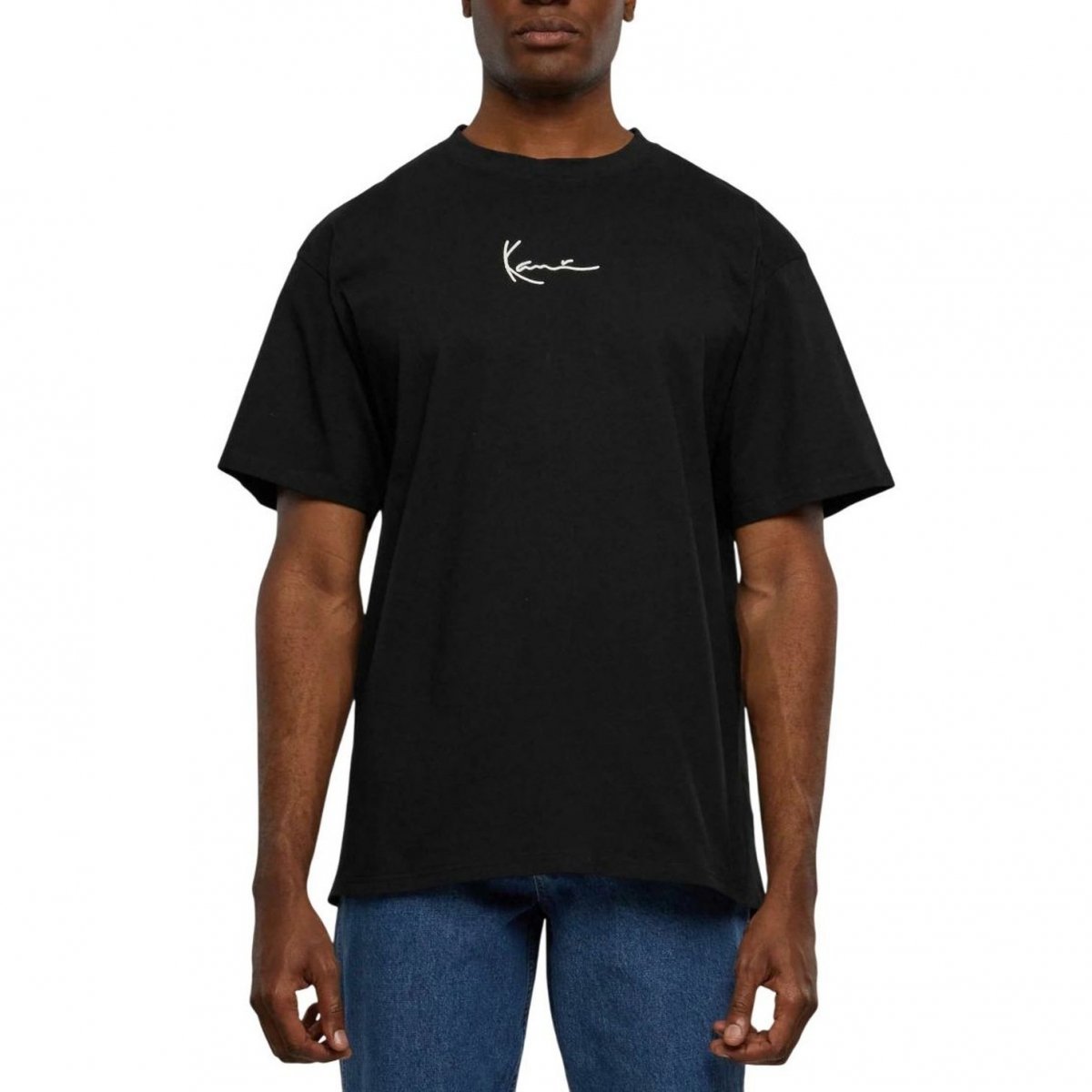 Karl Kani t-shirt męski signature tee 6060584 M czarny