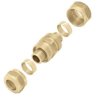 Złączka skręccana 16X2.0 mm KAN-THERM 5901445909727 - Akcesoria hydrauliczne - miniaturka - grafika 1