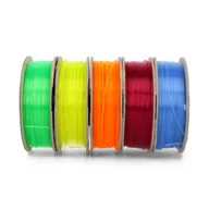 Filamenty i akcesoria do drukarek 3D - Zestaw filamentów Spectrum 5Pack PLA Crystal 1,75mm 1,25kg - 5 kolorów - miniaturka - grafika 1