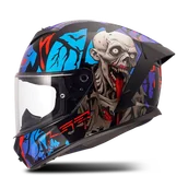 Kaski motocyklowe - Kask Integralny LS2 FF820 Rapid III Zombie II Czarny/Czerwony/NiebieskiXL - miniaturka - grafika 1