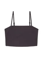 Koszulki i topy damskie - TOM TAILOR Dziewczęcy dziecięcy Basic Bandeau Top, 29476 - Coal Grey, 176 cm - miniaturka - grafika 1
