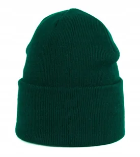 Czapka Zimowa Damska Męska Beanie Podwijana Uniwersalna Casualowa Jesienna - Czapki damskie - miniaturka - grafika 1