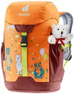 Plecaki szkolne i tornistry - Deuter Plecak dziecięcy z pluszowym misiem, mandarynka-Redwood, 8 l Unisex dla dzieci, Mandaryna-redwood, 8 l - miniaturka - grafika 1