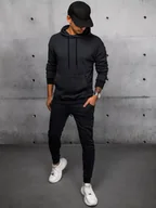Dresy męskie - Dres męski czarny Dstreet AX0681-XL - miniaturka - grafika 1
