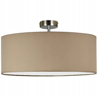Lampa sufitowa żyrandol plafon Led abażur E27 cappucino Blues 40cm - Lampy sufitowe - miniaturka - grafika 1